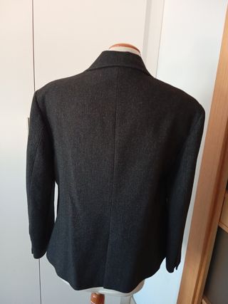 Chaqueta Zara Gris Talla L