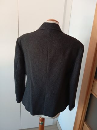 Chaqueta Zara Gris Talla L