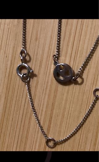 Girocollo emoticon argento