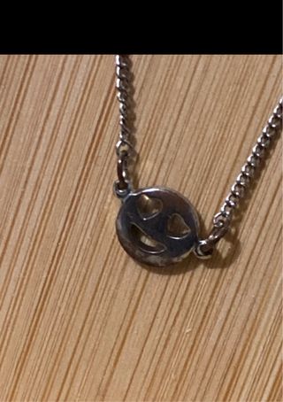 Girocollo emoticon argento