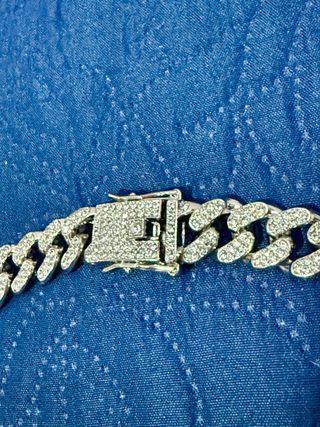 Set Collana + Bracciale Hip Hop Zirconi