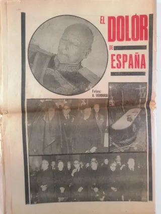 Diario Pueblo Edición Extra 1975 Franco