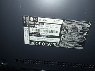 Televisión LG 55 Negra y Plateada