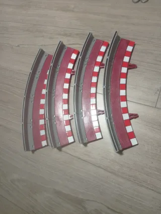 Bordes Curva Scalextric Estándar Gris