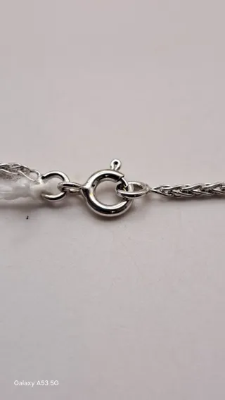 Cadena oto 18k blanco