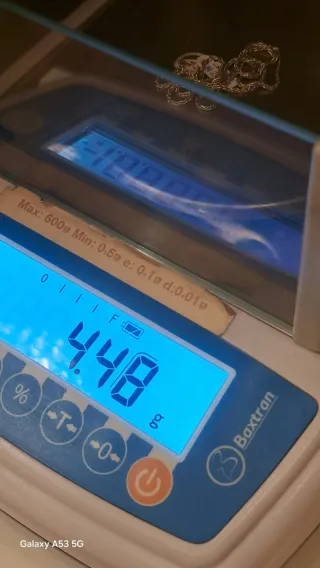 Cadena oto 18k blanco