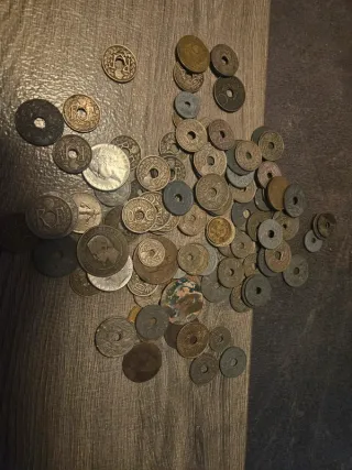 Lotto 100 monete antiche francesi