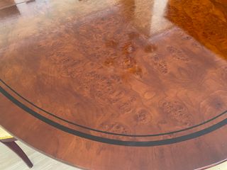 Mesa Comedor Ovalada Extensible + Sillas