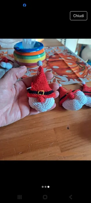 Appendini natalizi fatti a mano