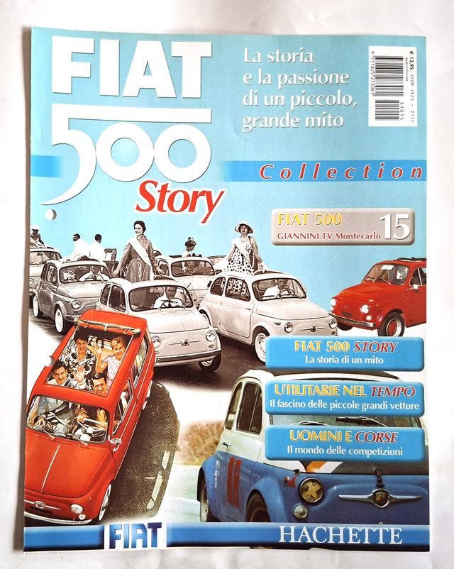 Modellino Fiat 500 Giannini TV Montecarlo sc.1:43