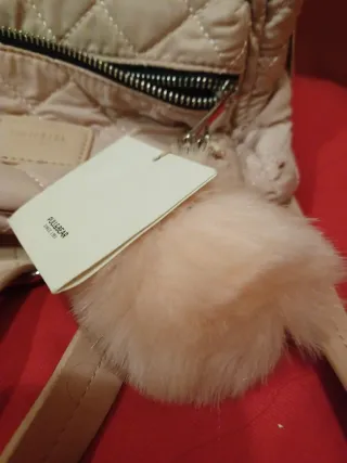 Plumas, mochila y zapas, rosa palo, Pull&Bear, M