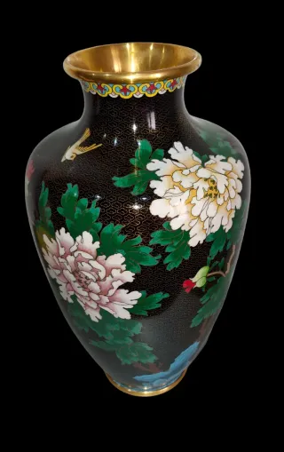 Jarrón Chino Cloisonné