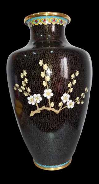 Jarrón Chino Cloisonné
