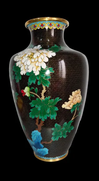 Jarrón Chino Cloisonné