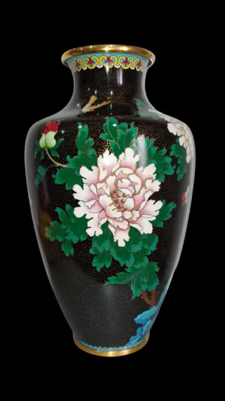 Jarrón Chino Cloisonné