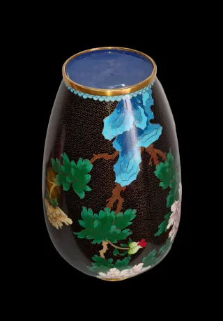 Jarrón Chino Cloisonné