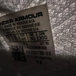 Zapatillas Under Armour Blancas