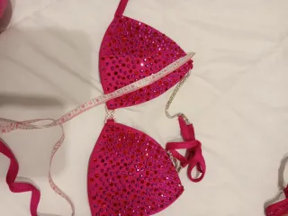 Bikini Fitness Brillante Rosa