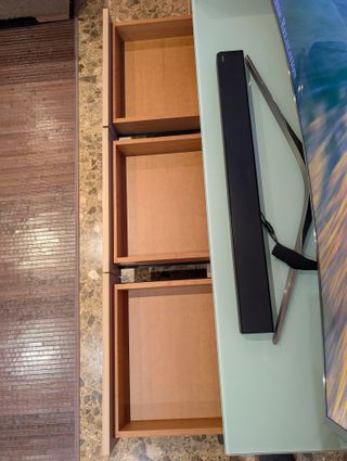 Mueble TV roble chapa natural (como nuevo)