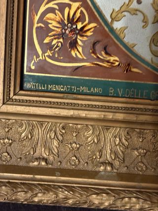 Antico quadro Madonna con Bambino