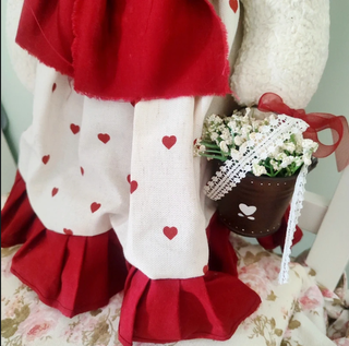 Grande pecorella fatta a mano - 45 cm