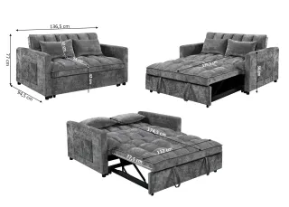 Sofá Cama 136cm