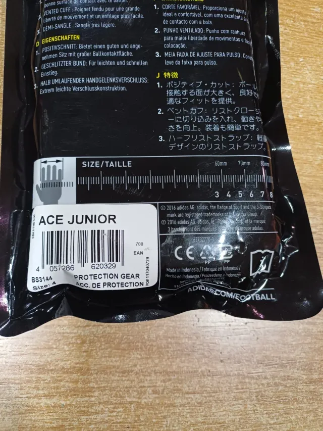 Guanti portiere Adidas Junior Misura 4