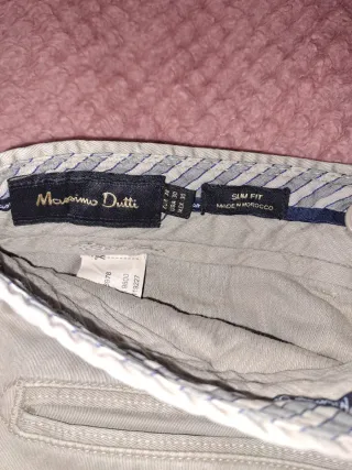 Pantalón beige Massimo Dutti Talla 38