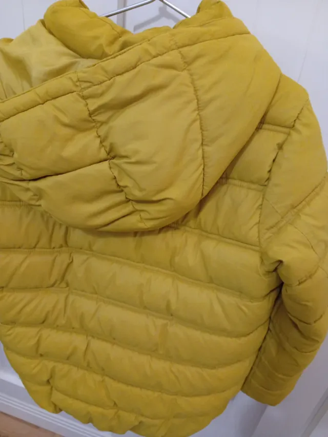 Cazadora Benetton niño amarilla