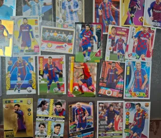 Lote 51 cromos Messi sin pegar nuevos