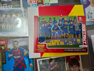 Lote 51 cromos Messi sin pegar nuevos