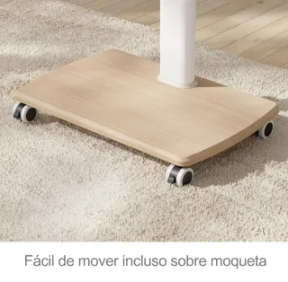 Mueble TV trípode, con estantes.