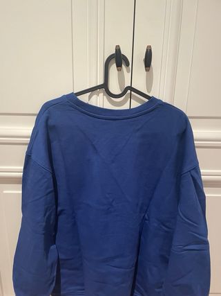 Sudadera azul Mango