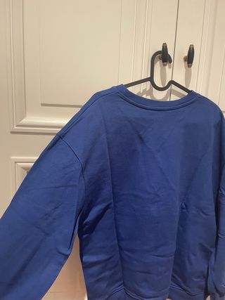 Sudadera azul Mango