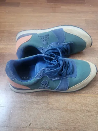 Zapatillas Scalpers Talla 42 Azul Verde