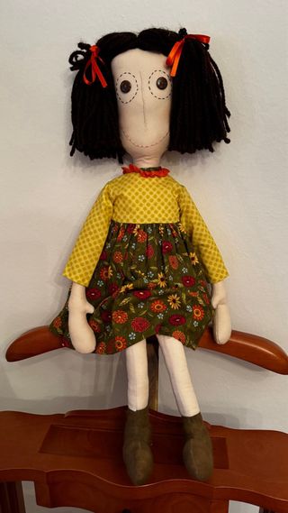 Muñeca de trapo artesanal