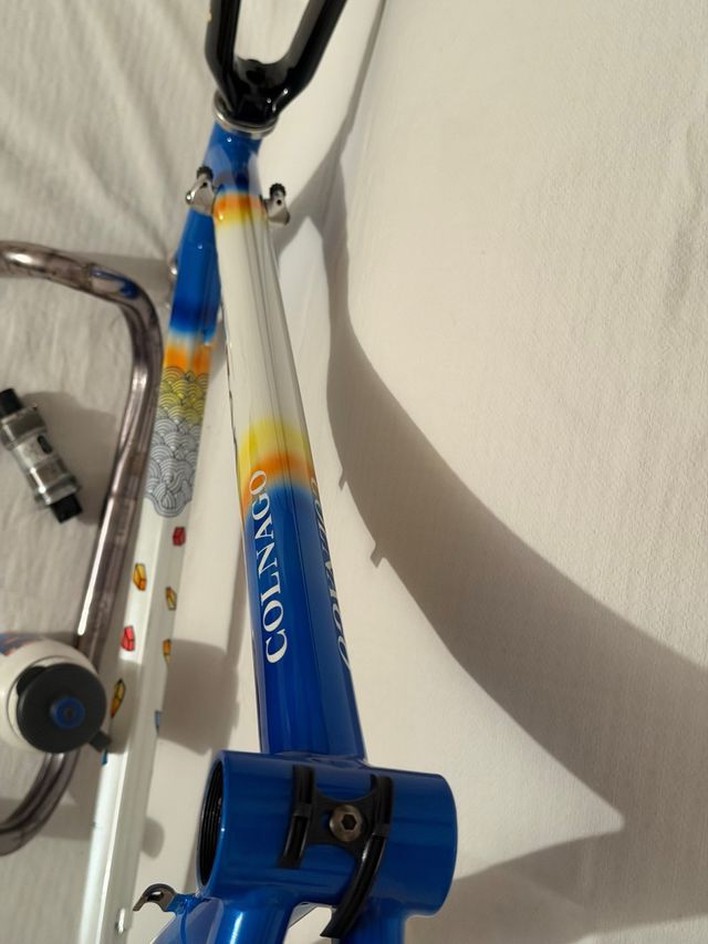 Quadro Colnago Mapei titânio tamanho 56 Shimano 3ttt