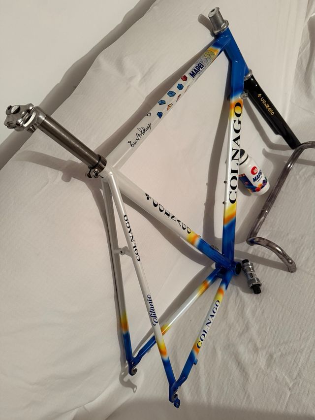 Quadro Colnago Mapei titânio tamanho 56 Shimano 3ttt