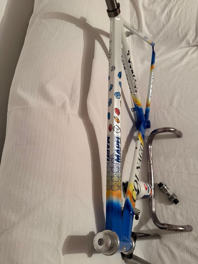 Quadro Colnago Mapei titânio tamanho 56 Shimano 3ttt