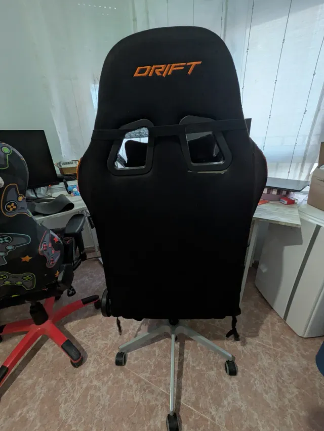Silla Gaming Drift Negra y Naranja