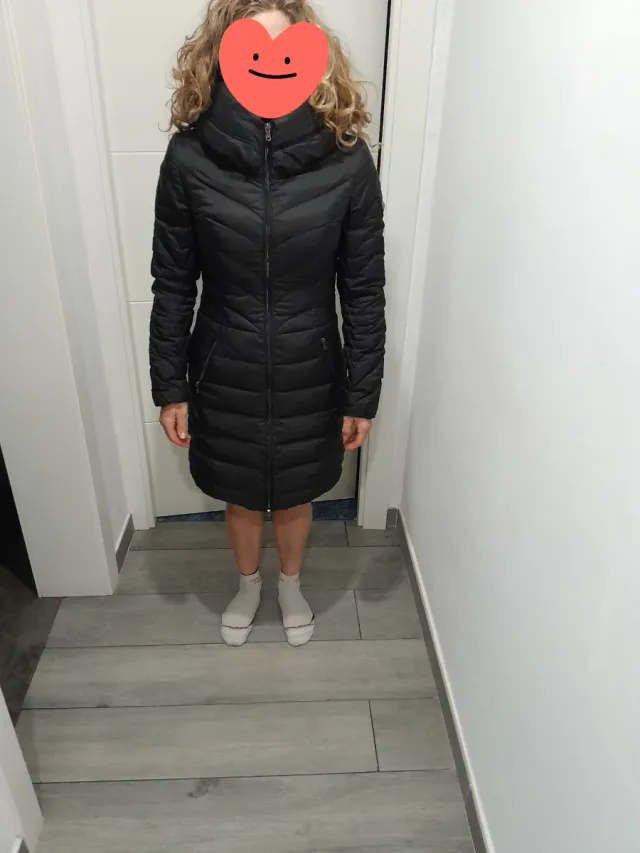 Plumífero Guess Negro Talla XS Mujer