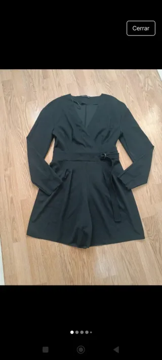 Mono Zara negro manga larga