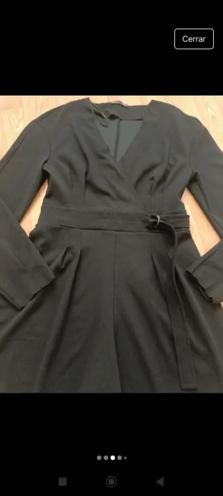 Mono Zara negro manga larga