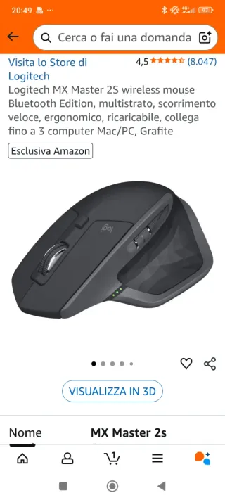 MX MASTER 2S bluetooth EDITION