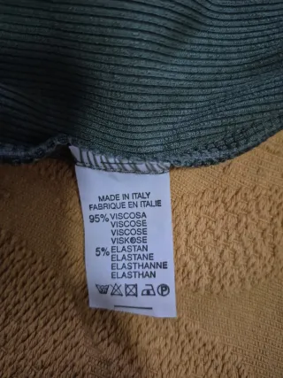 Vestido verde tirantes talla única