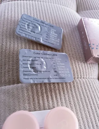 Lentillas Contacto Lilas Óptica Natural Un Mes