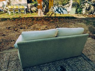 Sofá cama beige tela