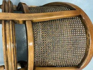 Silla estilo francés Luis XVI nogal