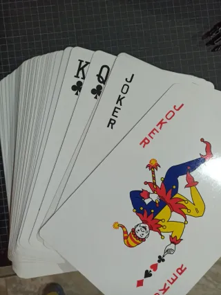 Baraja Cartas Gigantes 29x21cm Poker