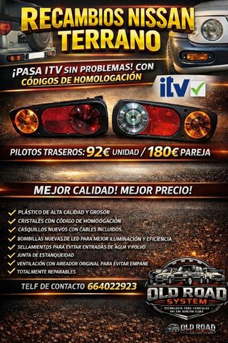 Piloto Trasero Izquierdo o derecho Nissan Terrano